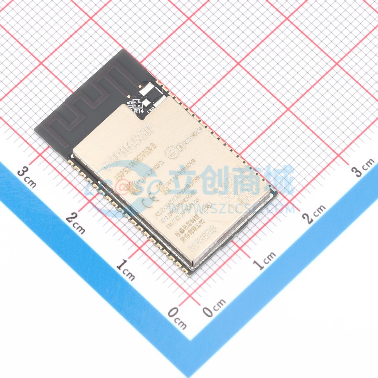 Smart Home Iot - 3pcs ESP32-WROVER-B-N8R8 SMD 31.4x18mm ESP32-DOWD Bluetooth4.2