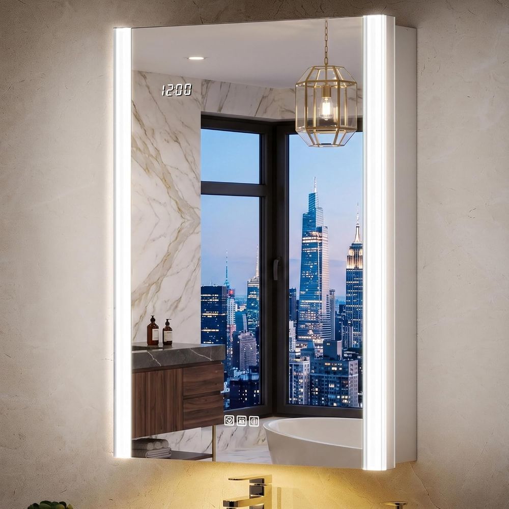 Smart Home For Living - 20x32 Lighted Medicine Cabinet Mirror with