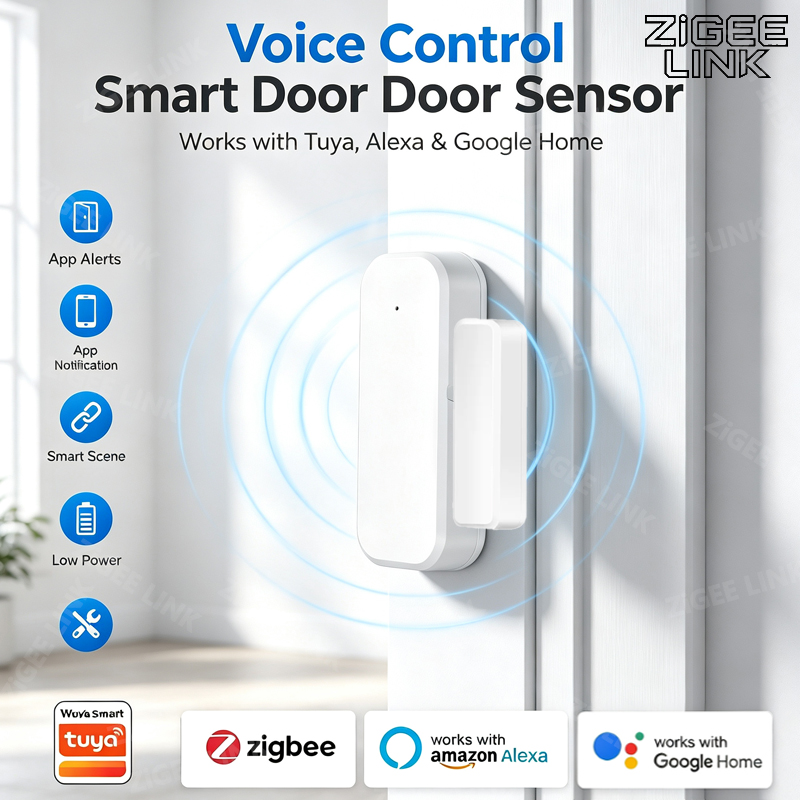 Smart Home Voice Assistant - Zigbee3.0 Door Window Anti-Theft Sensor Wireless