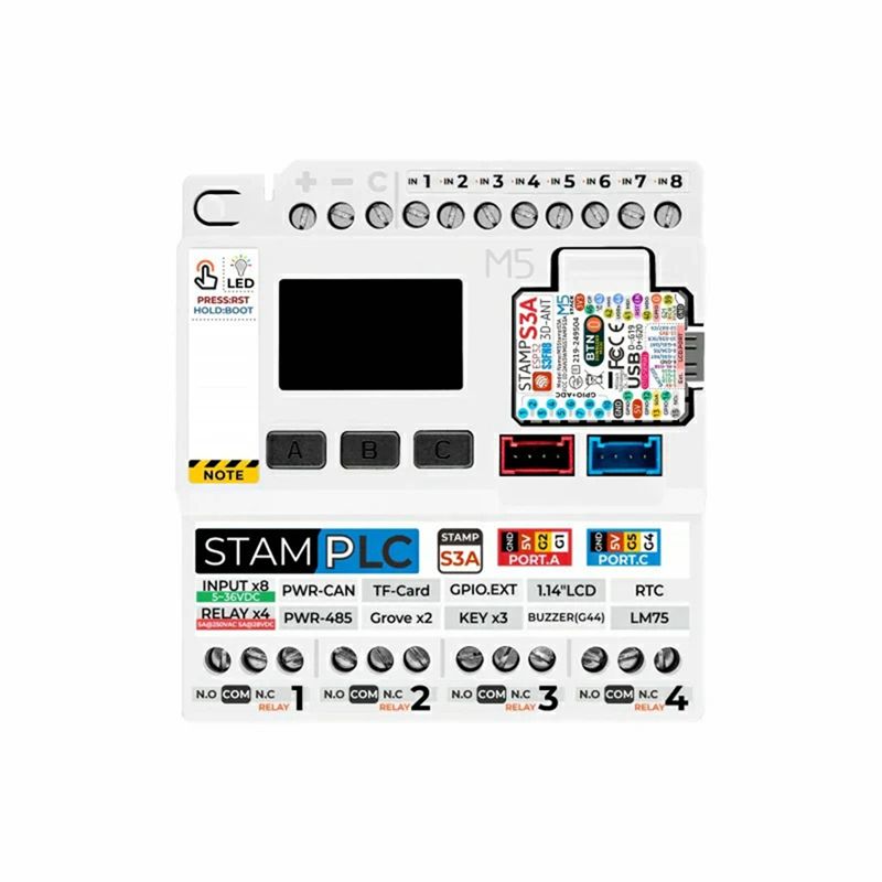 Smart Home With Plc - M5stamp PLC Controller Advanced M5stamps3 Module