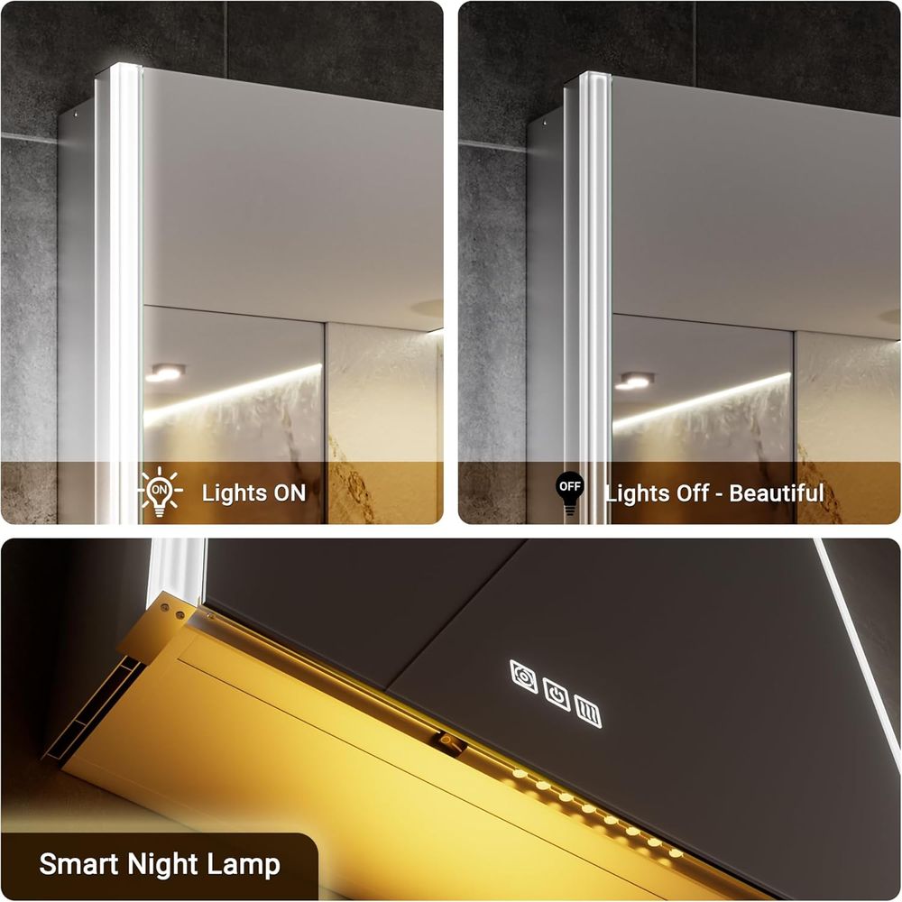 20x32 Lighted Medicine Cabinet - đánh giá và giá Smart Home For Living