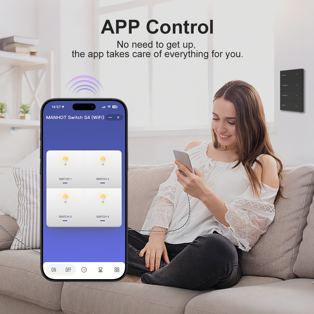 Manhot DIY Name Switch Zigbee  - đánh giá và giá Smart Home Button
