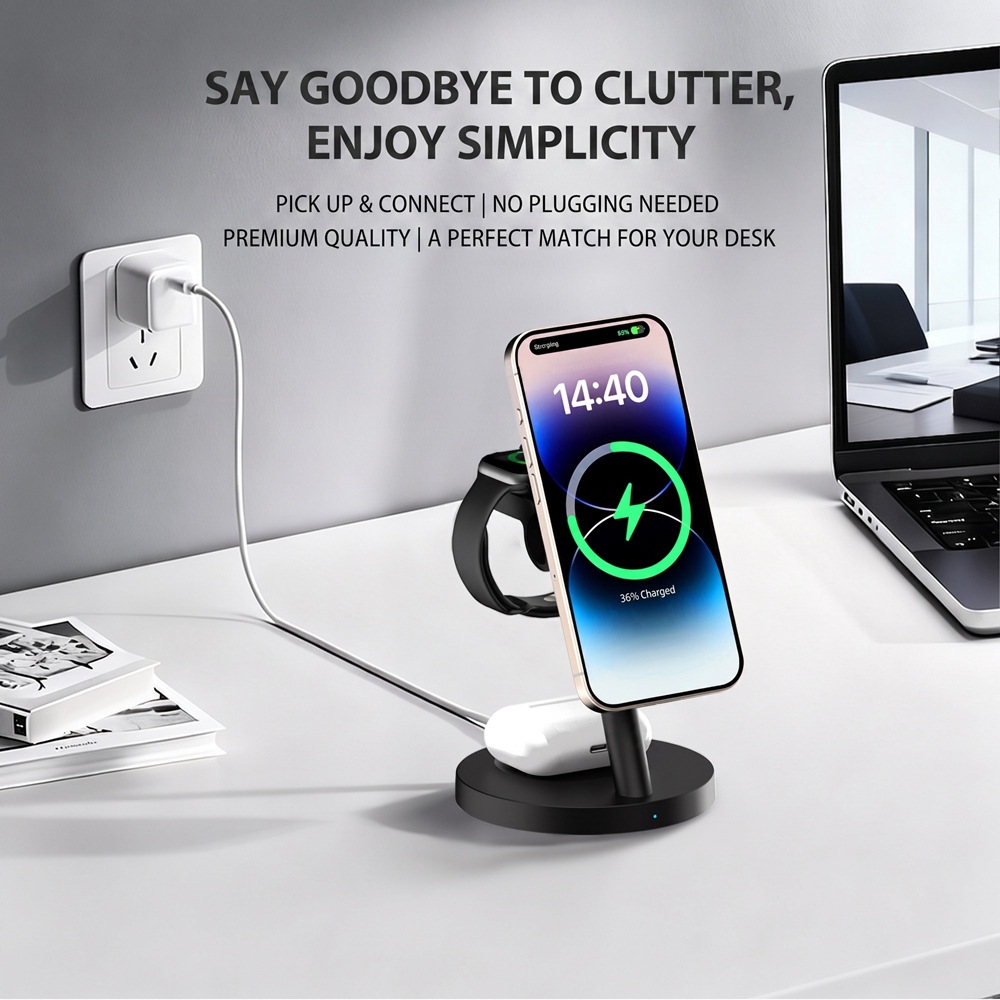 3in1 Qi2.2 25W Fast Wireless C - đánh giá và giá Smart Home Iot