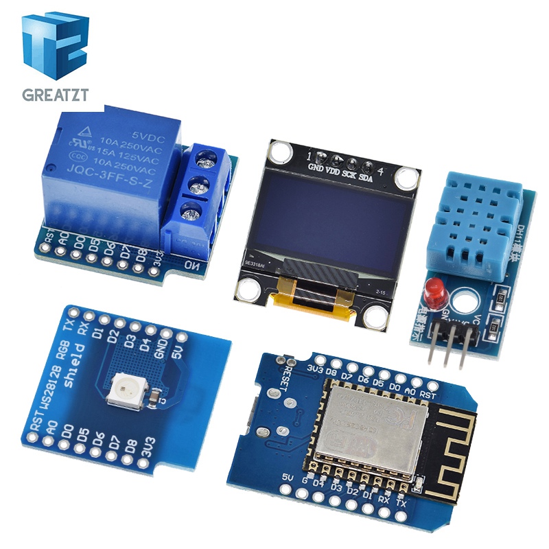 WeMos D1 Mini ESP8266 ESP-12F  - đánh giá và giá Smart Home Esp8266