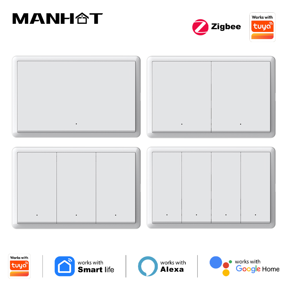 Manhot Smart zigbee Switch No  - đánh giá và giá Smart Home Button