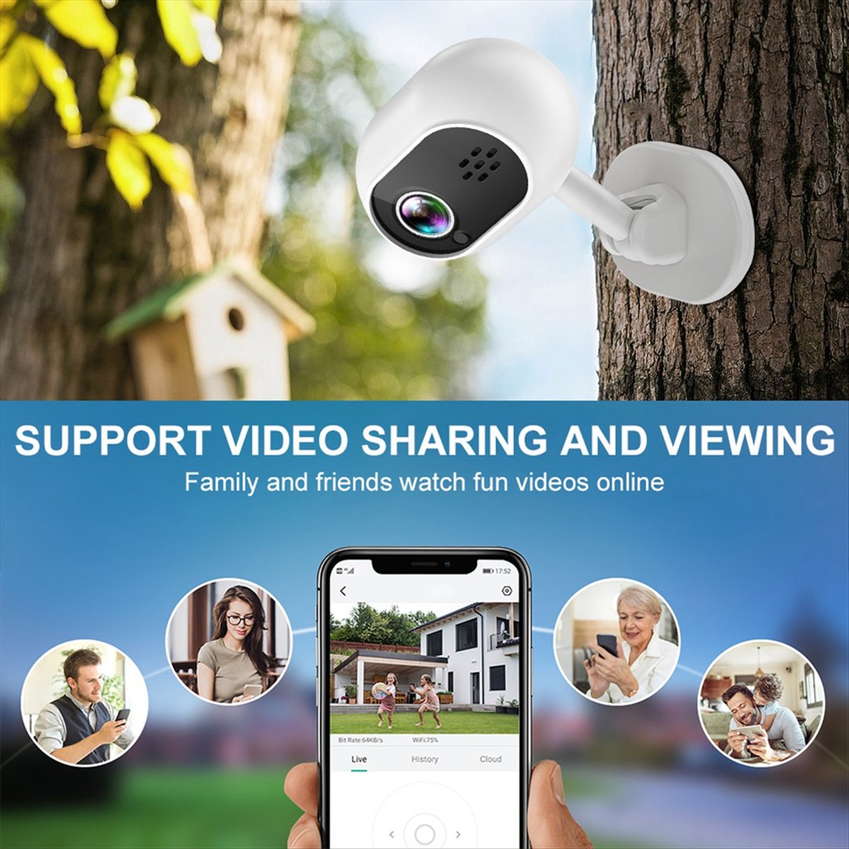 A4 1080P Smart Mini Wifi IP Ca - đánh giá và giá Smart Home Cctv