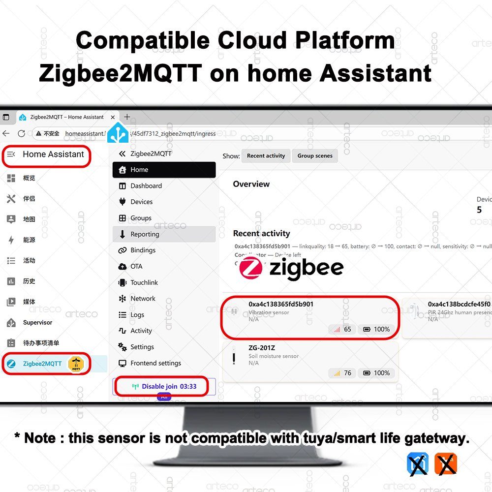 Smart ZigBee 3.0 Vibration Sen - đánh giá và giá Smart Home Features