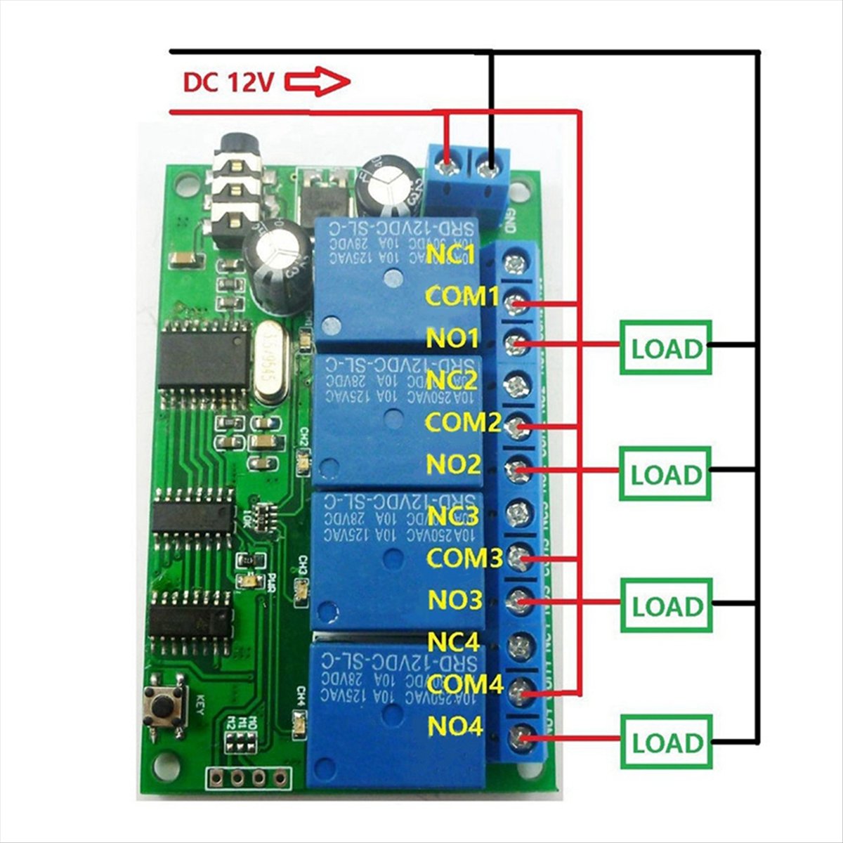 4 Channel Relay DTMF Tone Sign - đánh giá và giá Smart Home With Plc