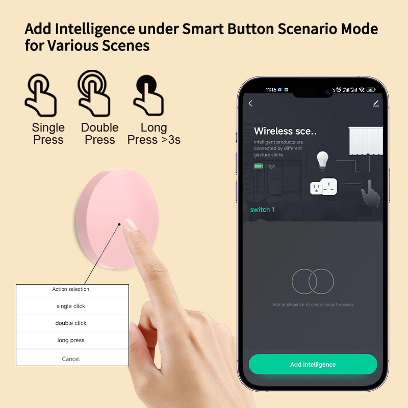 ZigBee Smart Wireless Button S - đánh giá và giá Smart Home Voice Assistant