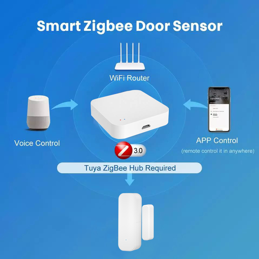 Zigbee3.0 Door Window Anti-The - đánh giá và giá Smart Home Voice Assistant