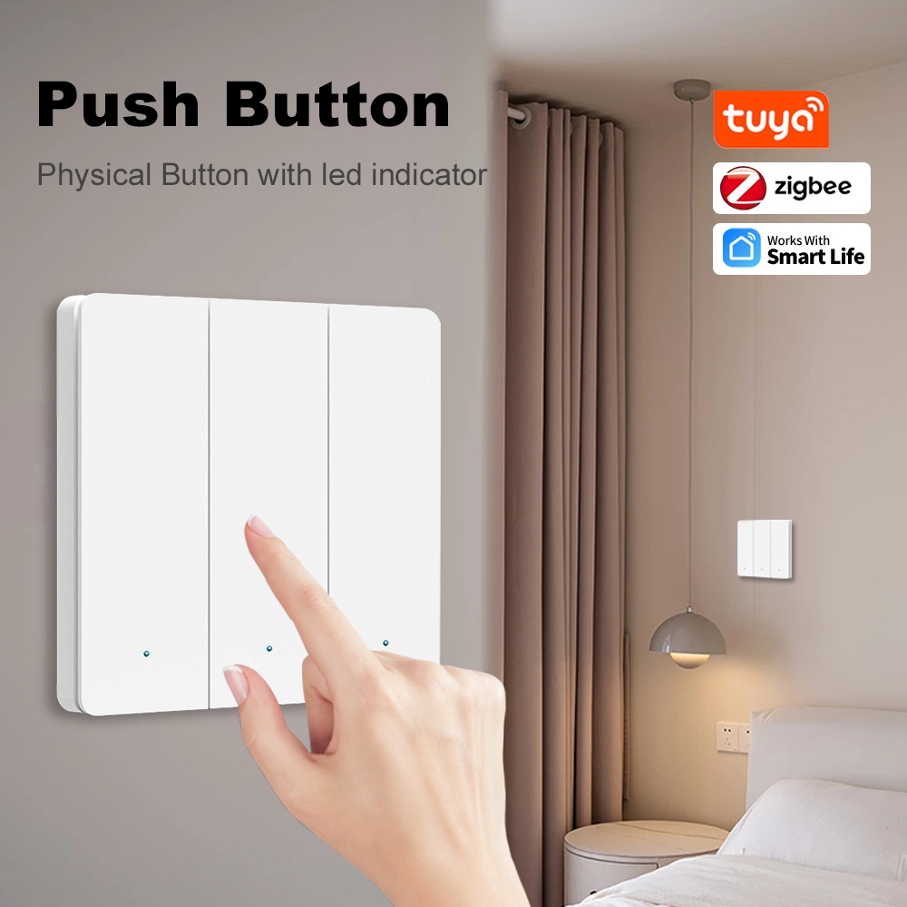 Smart Life ZigBee Push Button  - đánh giá và giá Smart Home Button