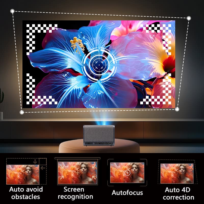 Huaweishi-J10 LED Projector, 1 - đánh giá và giá Smart Home X10