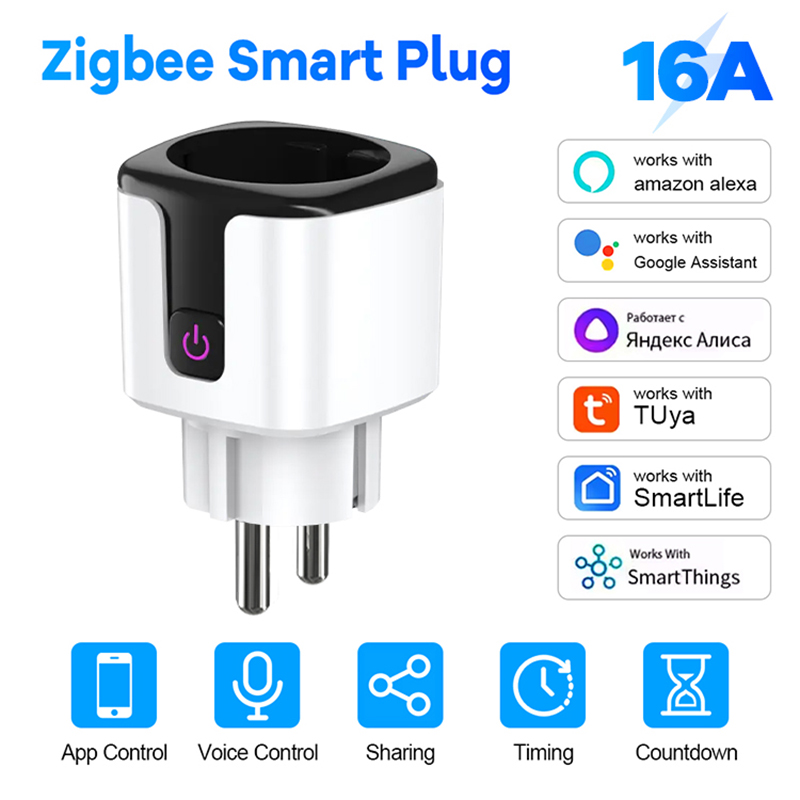 Zigbee Smart Plug 16A 20A EU P - đánh giá và giá Smart Home Hub Ikea