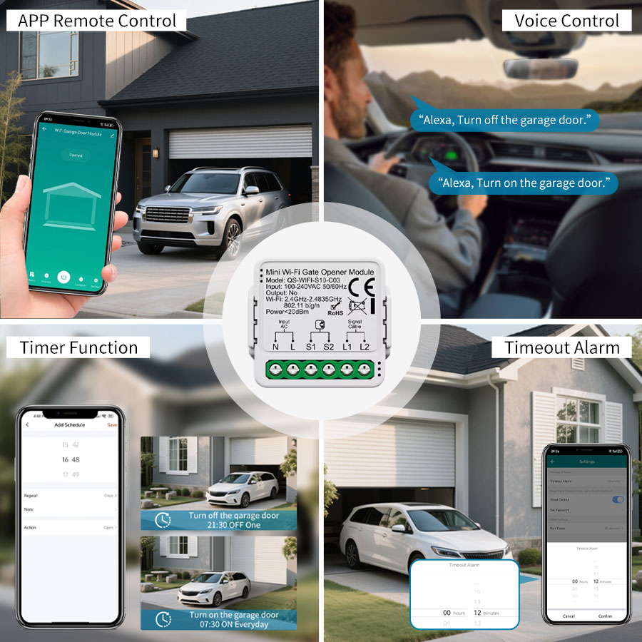Tuya Smart WiFi or Zigbee Gara - đánh giá và giá Smart Home Voice Assistant