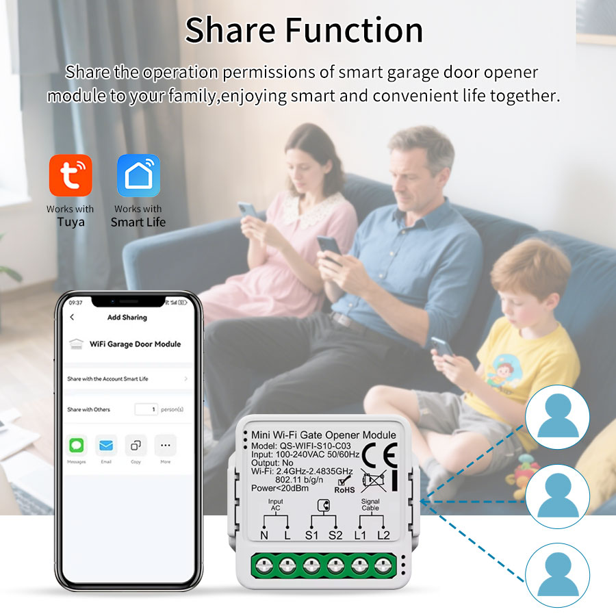 Tuya Smart WiFi or Zigbee Gara - đánh giá và giá Smart Home Voice Assistant