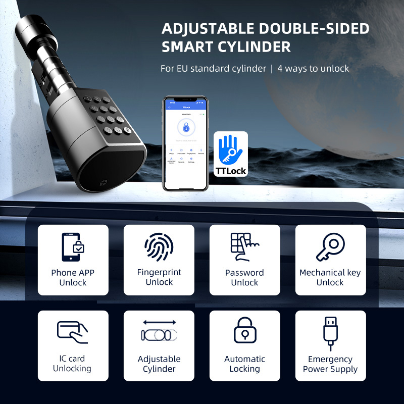 Smart Euro Cylindrical Door Lo - đánh giá và giá Smart Home For Windows