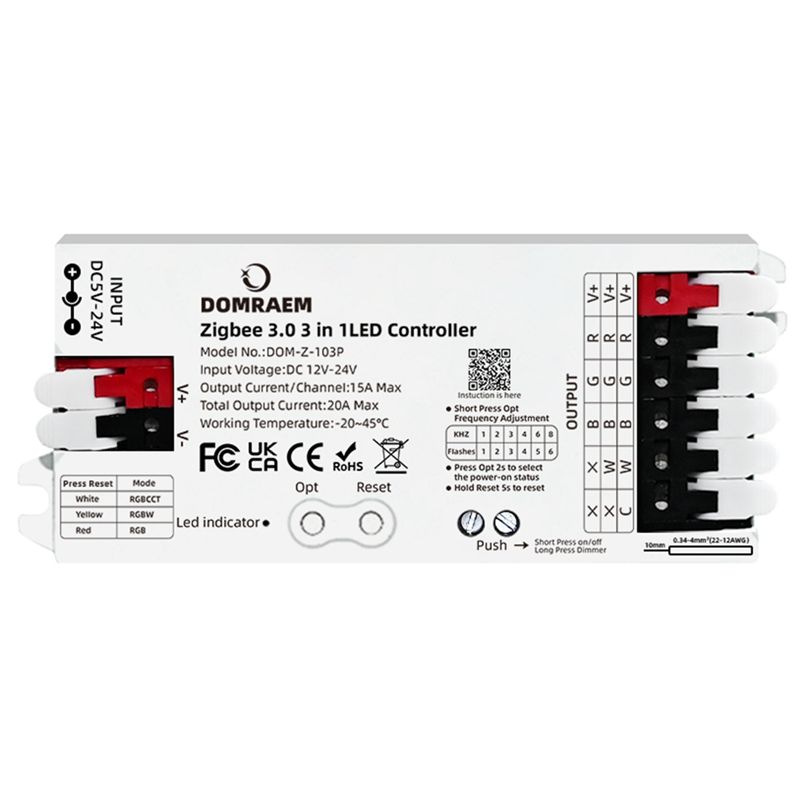 AD23-Domraem Zigbee3.0 RGBCCT  - đánh giá và giá Smart Home Alexa