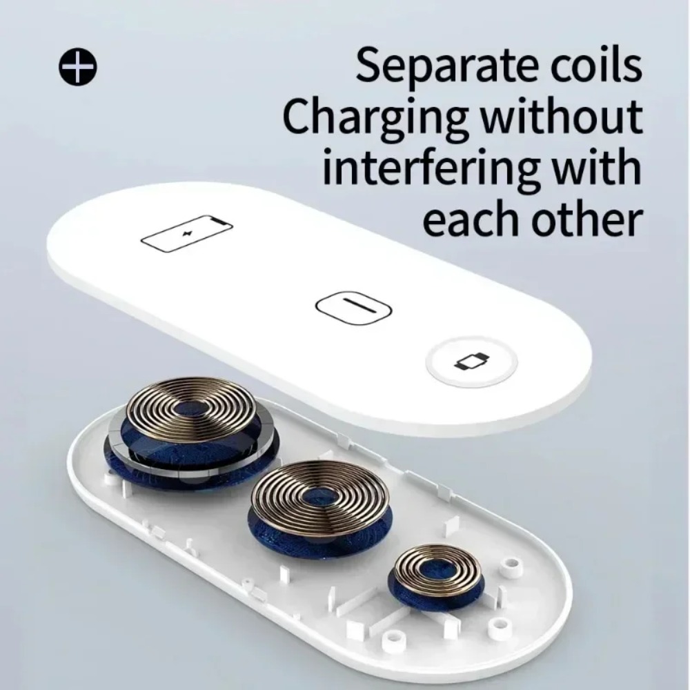 3-in-1 Wireless Charging Pad F - đánh giá và giá Smart Home Iot
