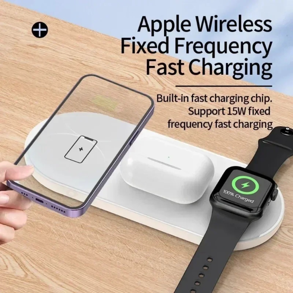 3-in-1 Wireless Charging Pad F - đánh giá và giá Smart Home Iot
