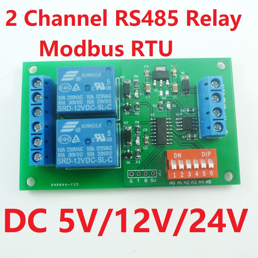 2 Channel Modbus RTU Relay Mod - đánh giá và giá Smart Home With Plc
