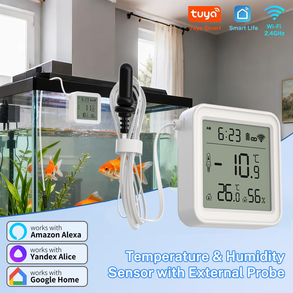 Tuya WiFi Temperature Humidity - đánh giá và giá Smart Home Alexa